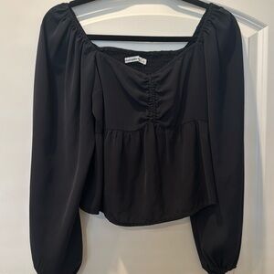 Long sleeve babydoll top by Abercrombie